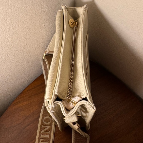Valentino Orlandi Leather Crossbody Bag in Bone - Picture 9 of 15